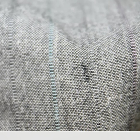 Pierre Cardin Men Blazer Gray Pin Stripe 38R Wool Blend Double Breasted Lined - Picture 10 of 15